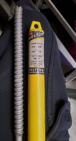 Relton Carbide-Tipped Rotary Rebar Cutter 5/8" x 12"
