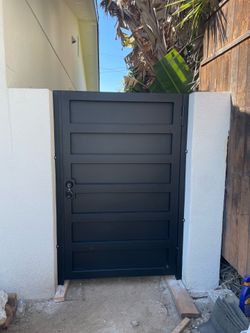 Wrought iron gates