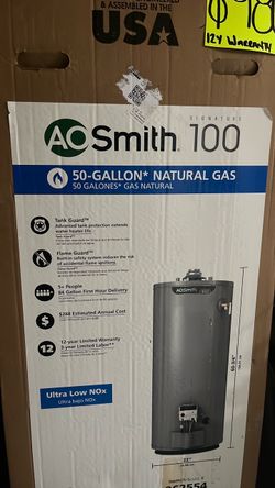 50 Gallon Natural Gas ( AO SMITH )
