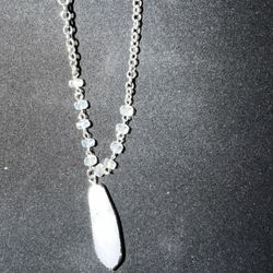 Paparazzi ~ Magical Remedy White Necklace and Earring Set