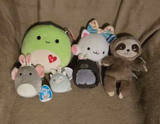 Precious Moments Kylie Kitty Squishmallows Plushie Lot