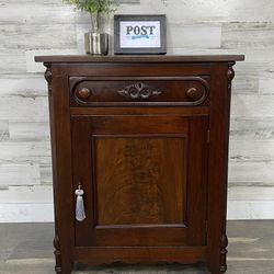 Antique Victorian Nightstand/ Lamp Table 