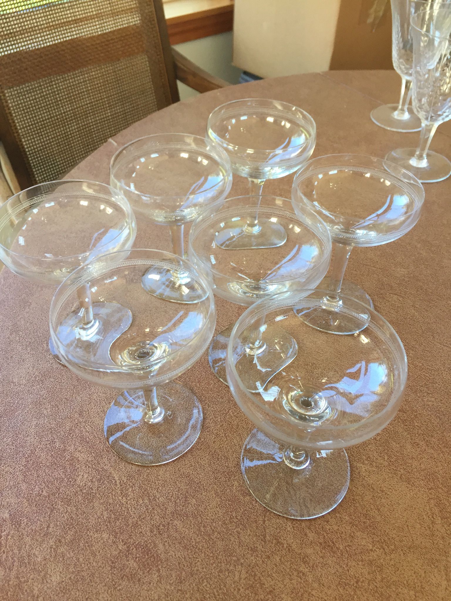 Set Of 6 Stemmed Glasses