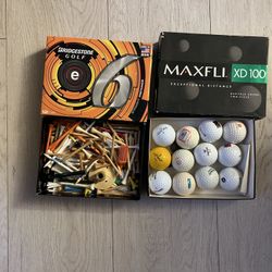 Golf Balls And Golf Tees