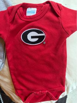 Georgia Bulldogs Baby Onesie. New.