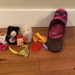 Doll size Cat and Dog-American Girl