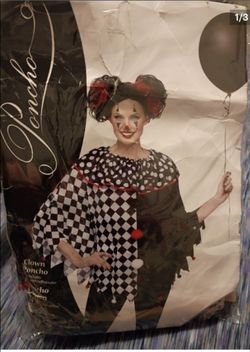 Clown Poncho~ Halloween Costume