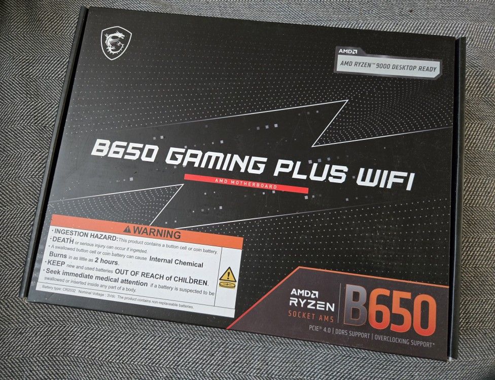 MSI B650 Gaming Plus Wifi AM5 Motherboard 