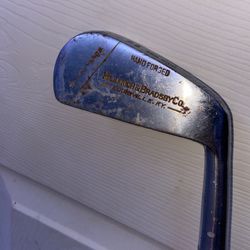 Antique Hillerich Bradsby Wood Shaft Golf Club 4-5 Iron 170 -180 Yards Louisville 