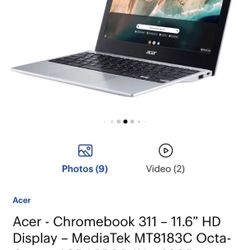 Laptop Acer - Chromebook 311  11.6” HD *NEW*