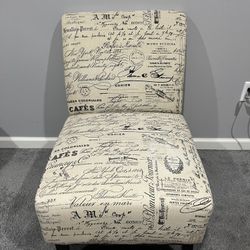 Accent Chair And 2 Ottomans