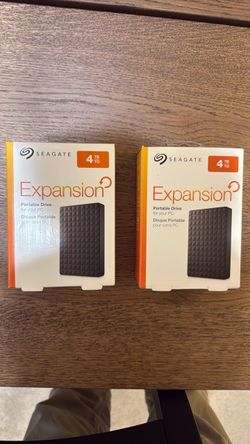 Seagate Expansion 4TB Portable Hard Drive (x2)