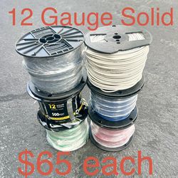12 Gauge Solid, #12 Wire, Electrician , Electrical Contractor, Building Materials
