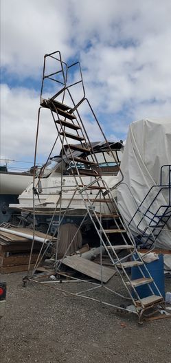 16' boat stairs boat ladder