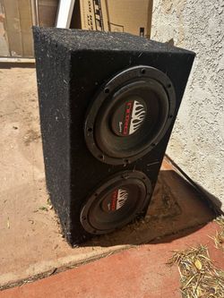 NITRO dual subwoofer box hcar audio