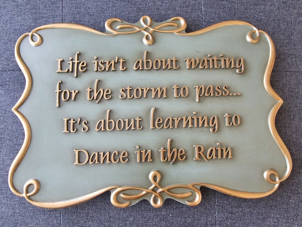 $15.00 - 14" Motivational Plaque, Elegant/Hang Or Stand! Like New - Great Gift Idea!