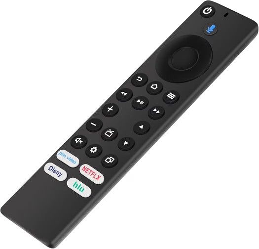 New Voice Replaced Remote Control Fit for TCL Hisense Toshiba Insignia Amazon Omni-Series,2-Series and TV 4-Series QLED Series Smart TV 50U6HF 4K75M60