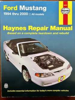 94-00 Mustang Haynes Repair Manual 