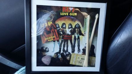 KISS Shadowbox Memorabilia
