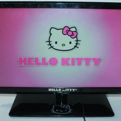 Hello Kitty 19" LED HDMI TV PC Monitor 2013 No Remote KT2219MBY