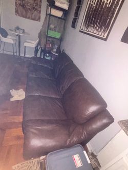 Brown Leather Sectional Sofa
