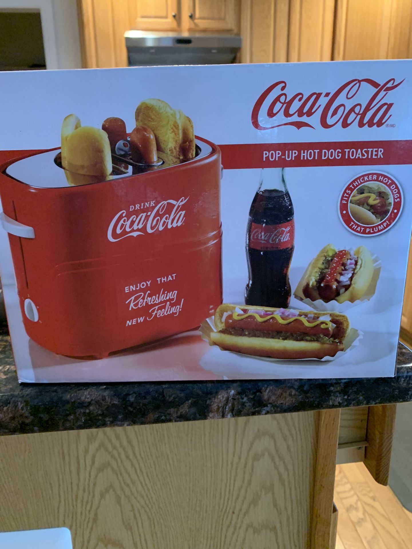 NIB Coca Cola Hot Dog Toaster