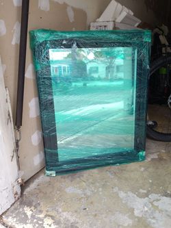 Large mirror..