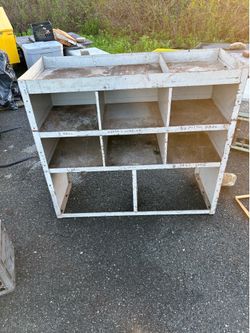 Work van shelving