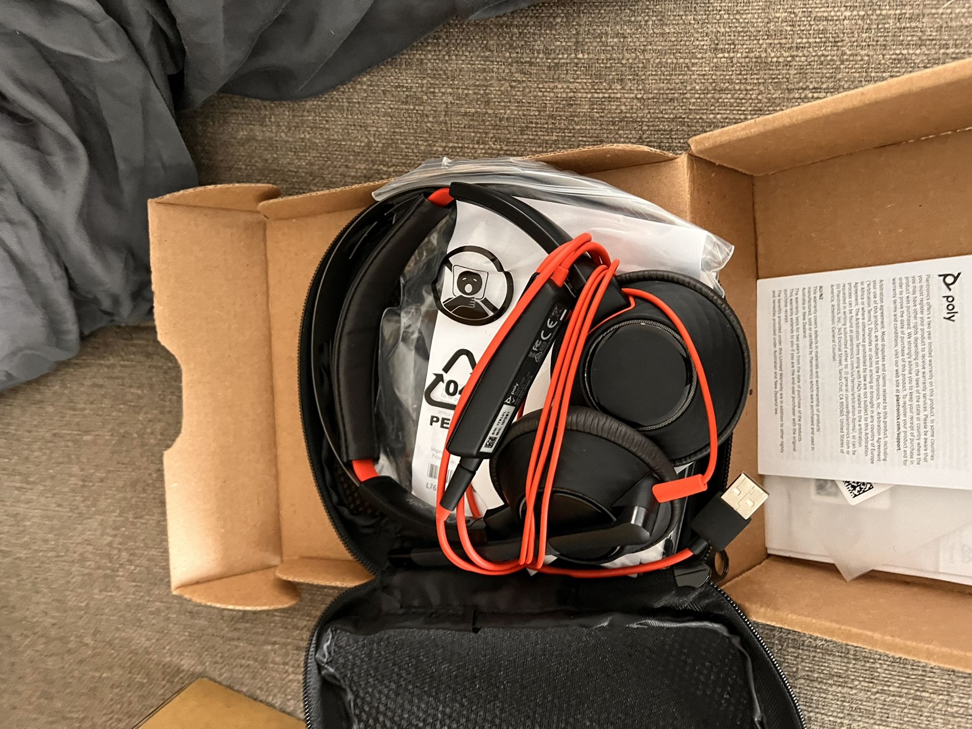 Poly Blackwire 5220 USB-A Headset