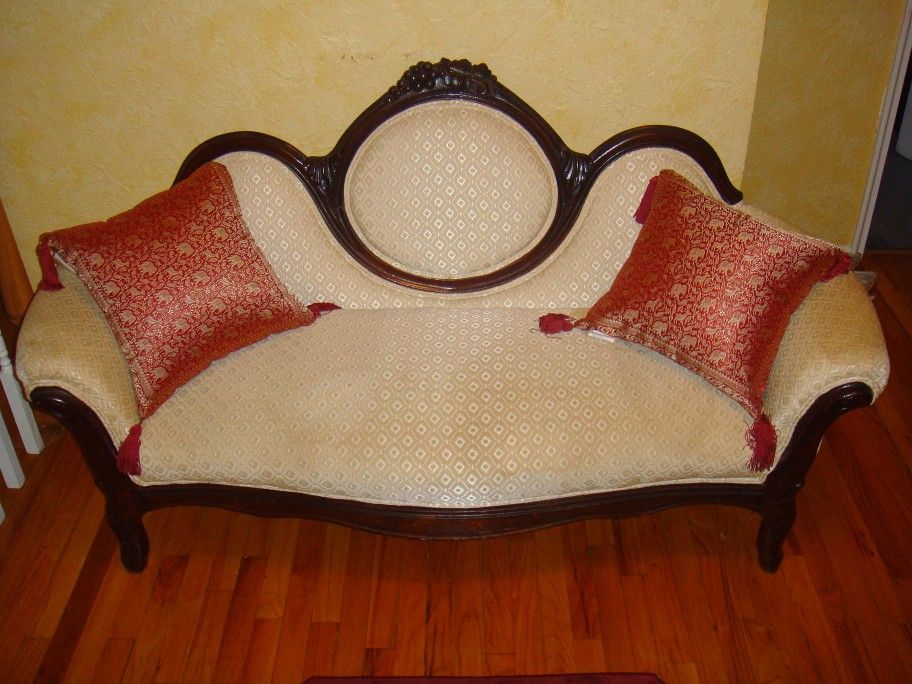 18th Century Victorian Settee on Wheels