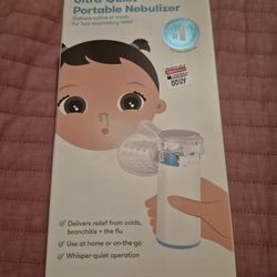 Brand New!  Frida Baby Ultra Quiet Portable Nebulizer!  Normally Sells For $50+
