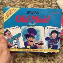 Jewish Games, Puzzles,  Jewish Old Maid Game, MatchThe Mitzvah Game