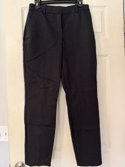 Women’s Black High Waisted Straight Leg Trousers