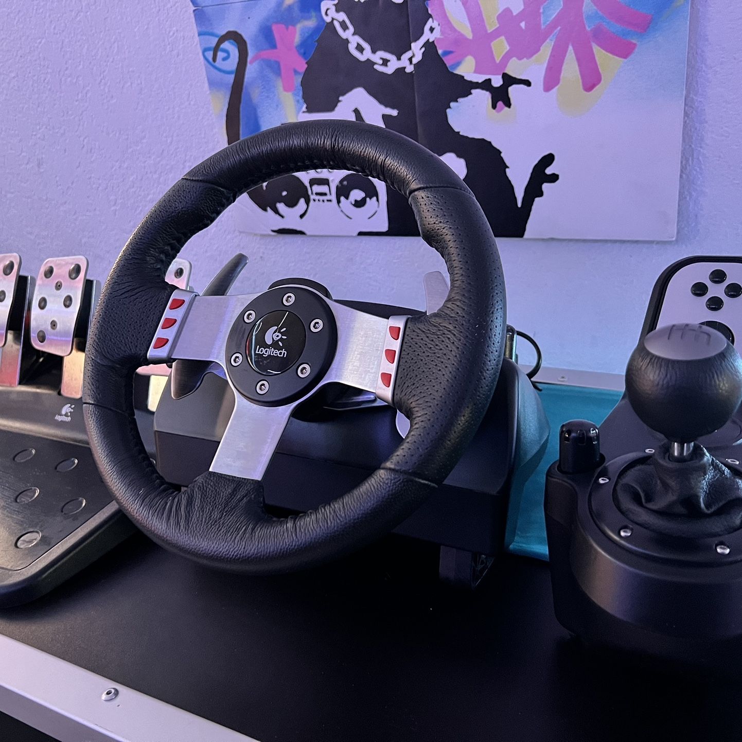 Logitech G27 Force Feedback Racing Wheel for Sale in Houston, TX - OfferUp