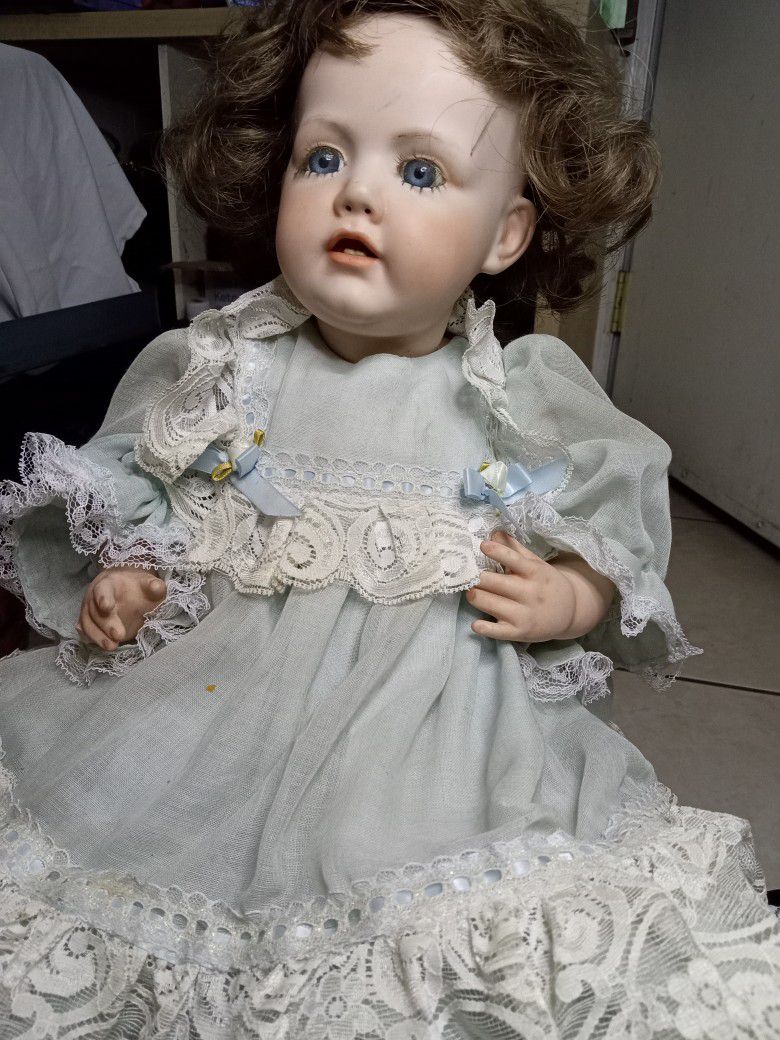 Antique  Porcelain Doll