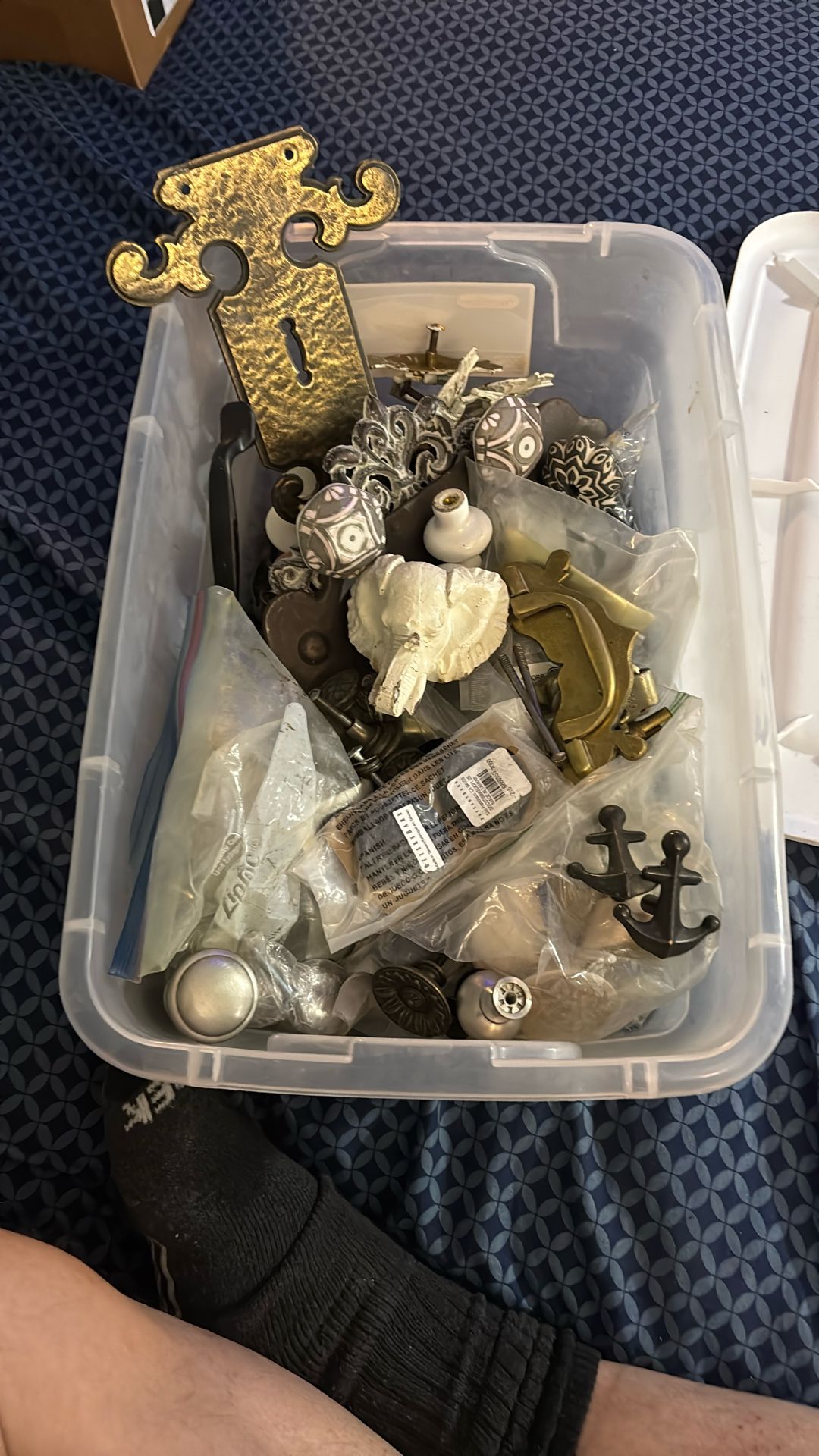 Over 100 Drawer Pulls KnobsLatches and Brass Key Holder