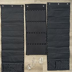 Over The Door Organizer, Door Organizers Hanging, Behind The Doors Storage with Pockets, Closet Organizers for Bedroom Bathroom Nursery