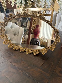 Large vintage vanity Tray