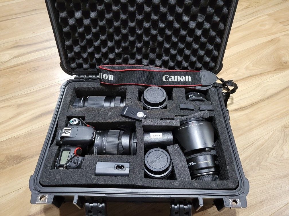 Canon EOS 77d DSLR and Lenses