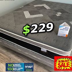 King Oasis Thermal Comfort Europillow Top 12inch Matres!!