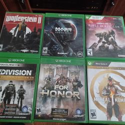 XBOX 6 GAMES LOT 🎮 $100 FINAL PRICE READ DESCRIPTION AND SEE 👀 ALL PICTURES 