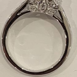 Stunning Engagement Ring (Main Diamond Has Been Removed)