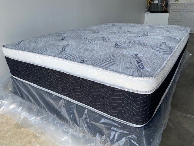 Queen Euro Bamboo Pillow Top!!
