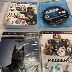 Lot of 4 PS3 video games  