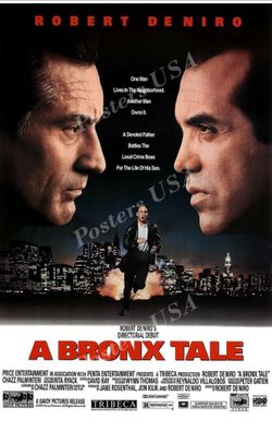 A Bronx Tale Movie Poster 24 x 36 Inches Full Sized Print Plexiglass Framed & Ready for Display