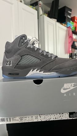 nike air jordan 5 wolf grey size 10/10.5/11.5/12 deadstock ds brand new og all included