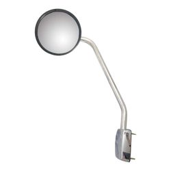 Replacement Stainless steel Hood Mirror Driver Left Side Fit Kenworth T680 Peterbilt 579 587
