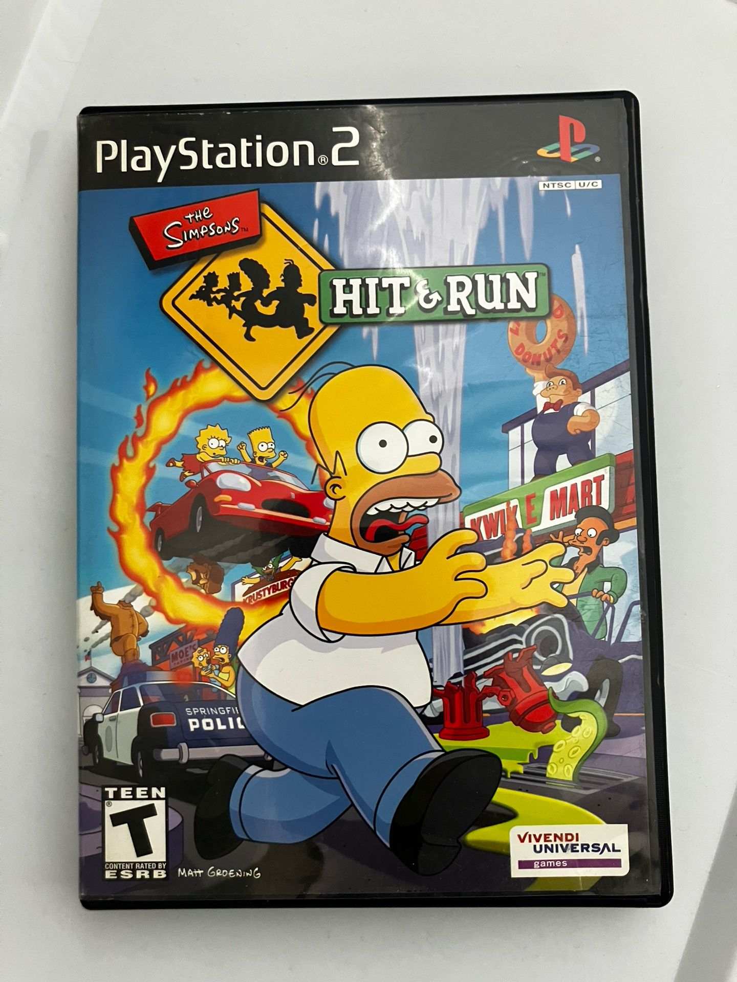 PS2 Simpsons Hit & Run Game