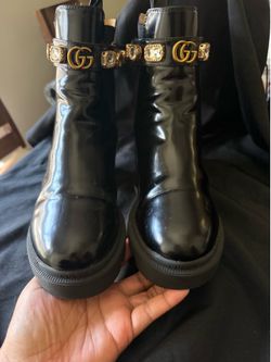 Gucci crystal belt boots size 41