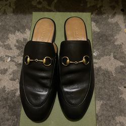 Gucci Princetown Leather Slippers 